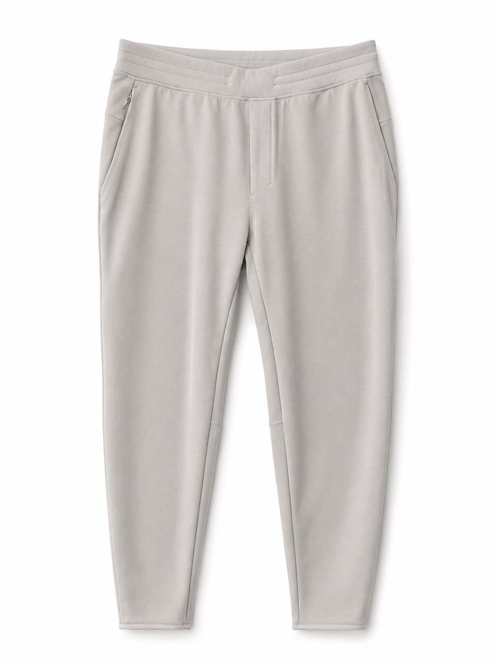 Lululemon City Sweat Textured Joggers Ice Grey Men's Size XL Zipper Pockets